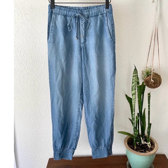 Splendid Pants - Splendid chambray joggers